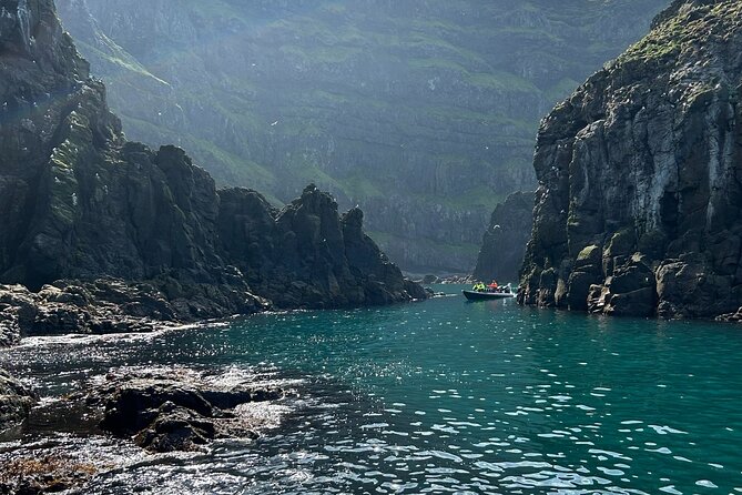 1 Hour Iceland Nature and Wildlife RIB Small Group Guided Safari - Reaching the puffin cliffs and seabird colonies