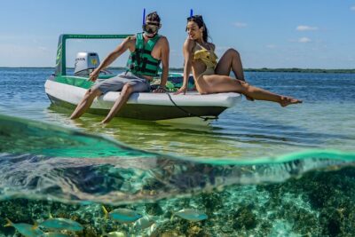 3 in 1 Jungle Speedboat and Snorkeling in Cancun