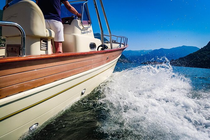 3H Private Cruise on a beautiful wooden speedboat on Lake Como - Nesso, Torno, and the eastern shore