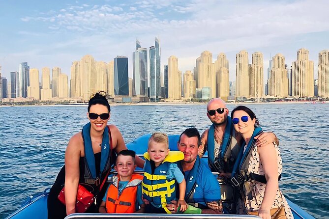 90 Minutes Speedboat Tour Dubai Marina, Burj Al Arab and Atlantis - Burj Al Arab from the Persian Gulf