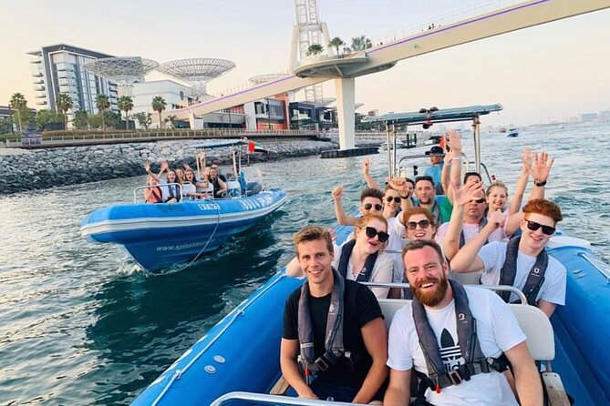 90 Minutes Speedboat Tour Dubai Marina, Burj Al Arab and Atlantis - Starting among the towers of Dubai Marina