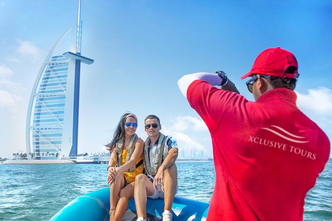 90 Minutes Speedboat Tour: Marina, Atlantis, Palm & Burj Al Arab - Ain Dubai and Jumeirah Beach from the water