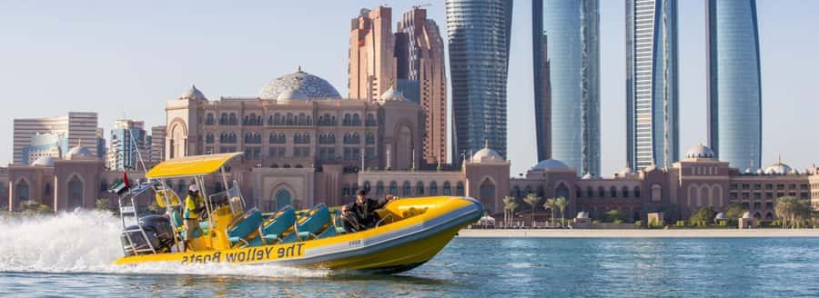 Abu Dhabi: 60-Minute Corniche Speed Boat Sightseeing Tour - Lulu Island and the open-water rush