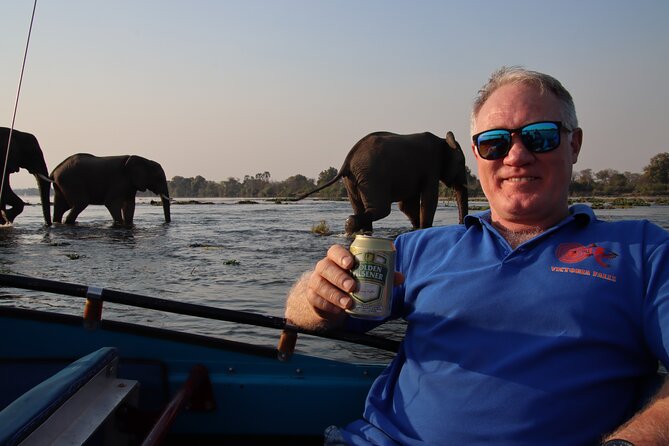 Adrenaline Jet Boat Safari in Victoria Falls - The start: pickup, the jetty, and a small boat group