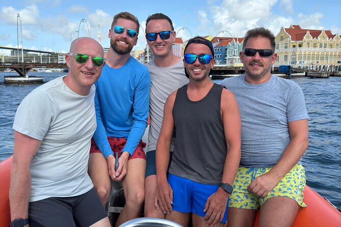 Adventurous Snorkel and Sightseeing tour with RIB boat - Punda, Handelskade, and Curaçao’s famous bridges