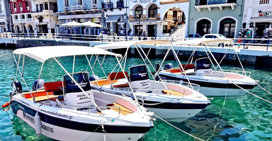 Agios Nikolaos: Motorboat or Speedboat Rental - Kolokytha Bay for Swimming and Snorkeling