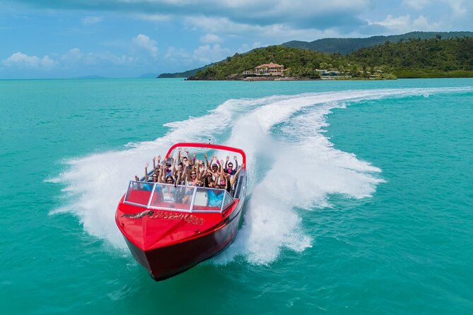 Airlie Beach Jet Boat Thrill Ride - The 380-horsepower run across Pioneer Bay