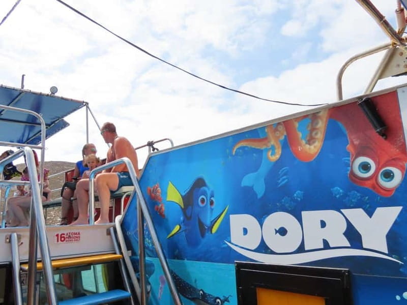 An Aegean Sea Adventure on Glass-Bottom Speedboat Dory! - The ride from Kos to Pserimos