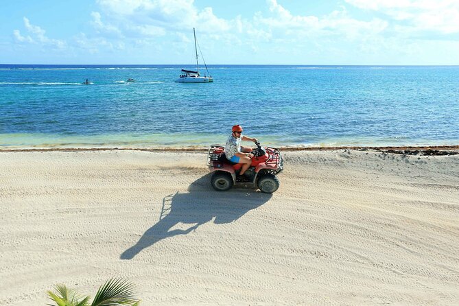 ATV with Speedboat, Waverunner, or Parasailing - Speedboats offer a group ride with less hands-on control