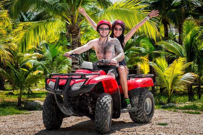 ATV with Speedboat, Waverunner, or Parasailing - The ATV route starts gently, then gets rougher