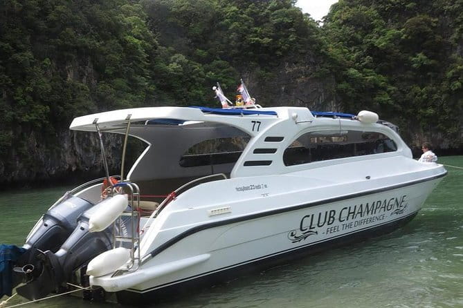 Beat the Crowds: Earlybird Phi Phi Islands by Speedboat - Speedboat transport and the 32-person limit