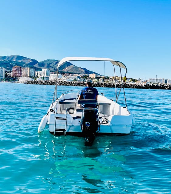 Benalmadena: 6-Seater Speedboat license-free Boat Rental - Weather, timing, and the return to shore
