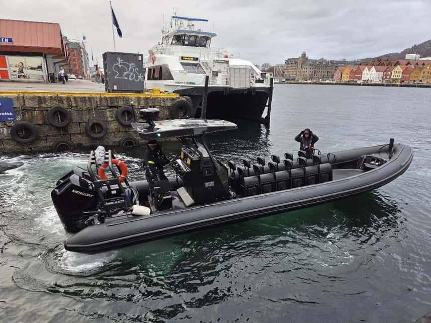 Bergen: Mostraumen Fjord Safari - by Premium RIB Boat - Osterfjord, where the scenery grows taller
