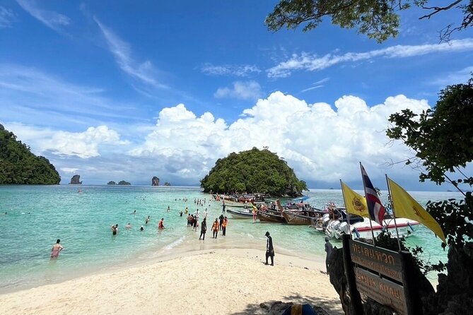 Best of Krabi 7 Islands Sunset Tour Speedboat/Long Tail Boat - Tup Island and the famous sandbar