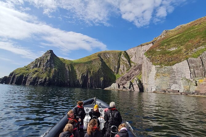Blasket Island Sea Life Rib Tour, - From Farrannakilla to open water