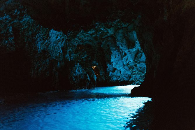Blue and Green Cave private speed boat tour - Green Cave: your first chance to get in the water