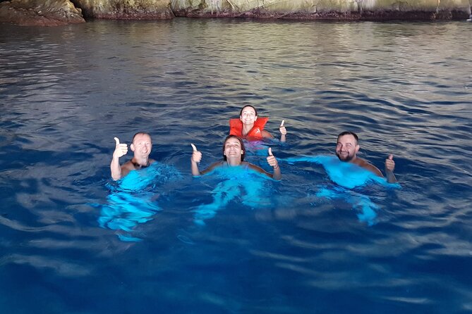 Blue Cave 3 hours GROUP tour with modern speedboat - Swimming at the Blue Cave