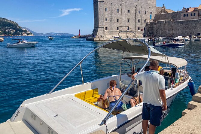 Blue Cave, Green Cave & Lopud Beach small group Speed boat Tour - Šunj Beach on Lopud