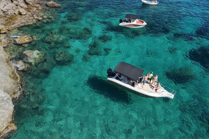 BLUE CAVE&GREEN CAVES /ŠUNJ beach Speedboat tour- WITH DRINKS - Koločep gives you two different water stops