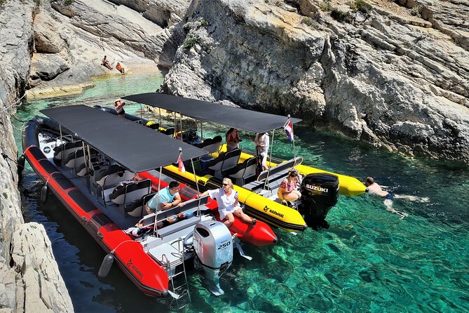 Blue Cave & Hvar, 5 Islands Speedboat with Luxury Seats in Shade - One long day across five island stops
