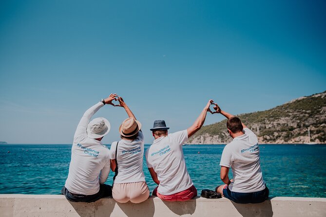 Blue cave, Mama Mia and Hvar, 5 island speedboat tour from Trogir - Stiniva Cove is a quick swim stop