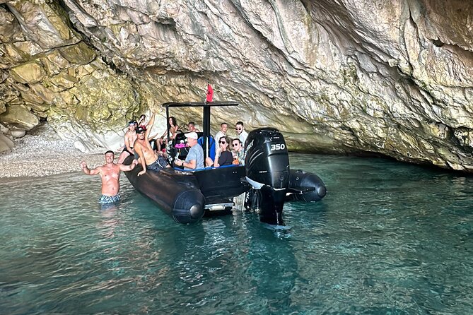 Blue Gem Cave and Grama Bay Speedboat Tour from Vlore - Englishman Bay and the Secret Canyon