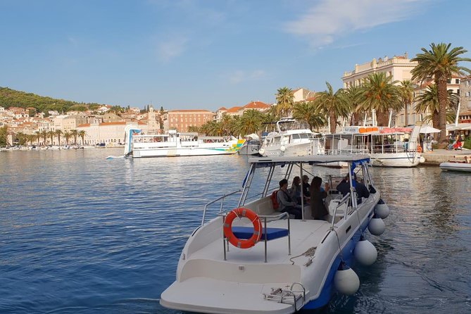 Blue Lagoon and Trogir town - half day speed boat tour - Two hours in the turquoise water of Krknjasi Bay