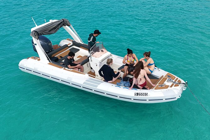 Blue Lagoon, Comino and Caves Tour with Private Rib Boat - P31 gives snorkelers an unusual underwater sight