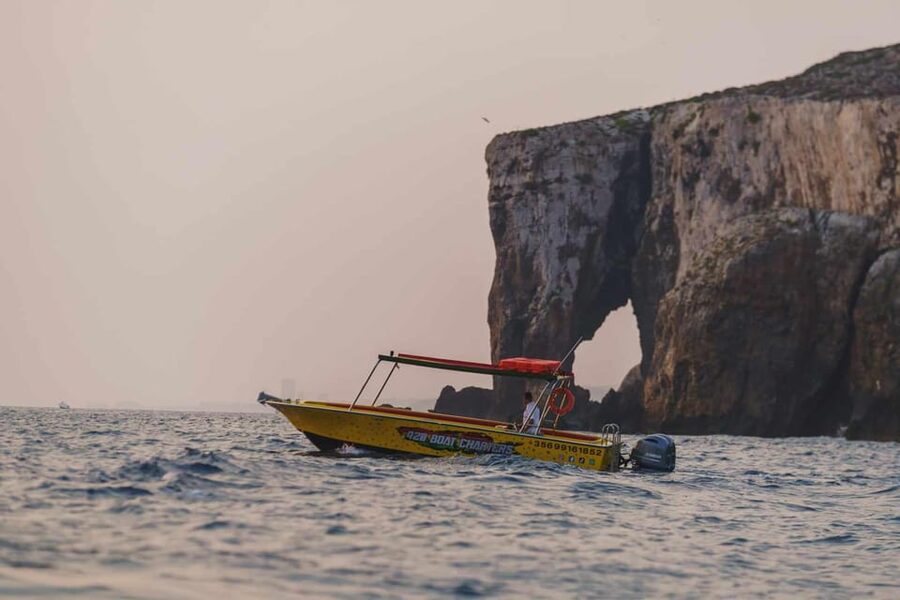 Blue Lagoon: Comino & Crystal Lagoon Private Speedboat Malta - Caves, reefs, and rock formations between the swims