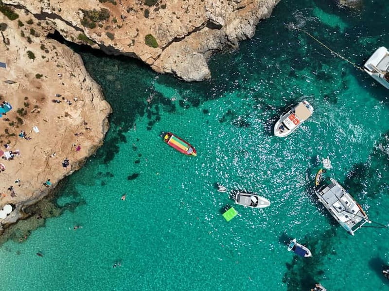 Blue Lagoon:Malta Crystal Lagoon, Comino,Private Speedboat - Blue Lagoon: beautiful water and the busiest stop
