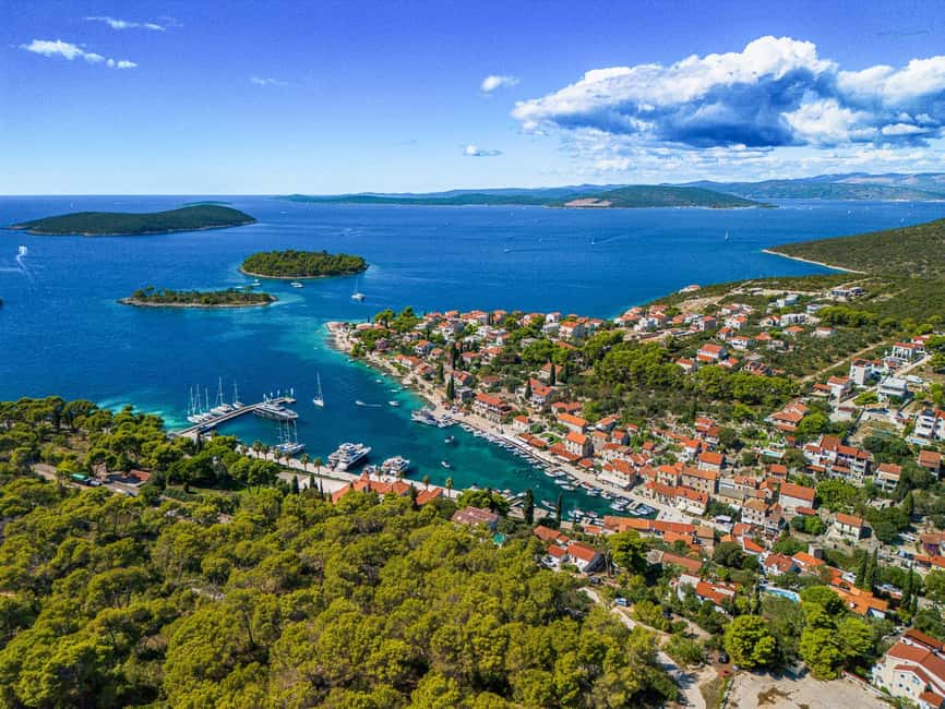 Blue Lagoon & Šolta Small-Group Boat Tour from Split - Maslinica brings a slower hour on Šolta