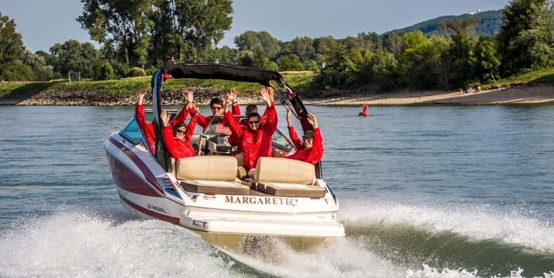 Bratislava by a Private Speedboat - What the one-hour ride feels like
