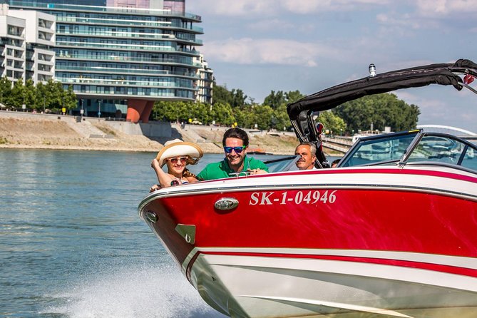 Bratislava by speedboat 1 Hour - Eurovea, Bridges, and Bratislava’s Modern Waterfront