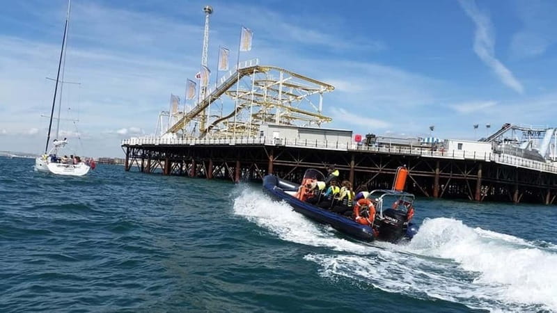 Brighton: Powerboat Ride - From marina shelter to open water