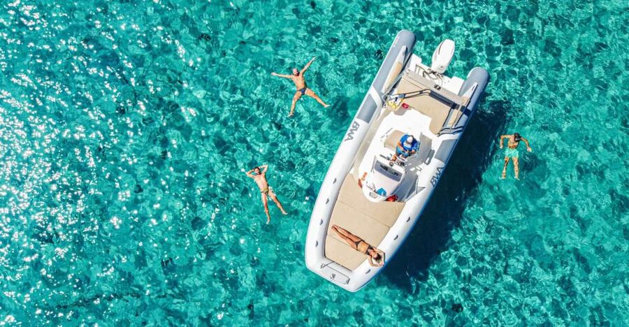 Cagliari: RIB Tour of the Gulf of Cagliari - Three stops for swimming and snorkeling