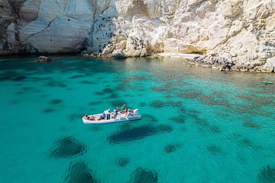 Cagliari: Zodiac Boat Tour, 3-4 SwimStops, Wine & Snorkeling - Finding Marina Piccola and meeting the skipper
