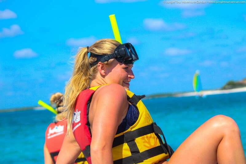 Cancun: Jungle Tour Adventure with Speedboat and Snorkeling. - Steering through Nichupté Lagoon’s mangroves