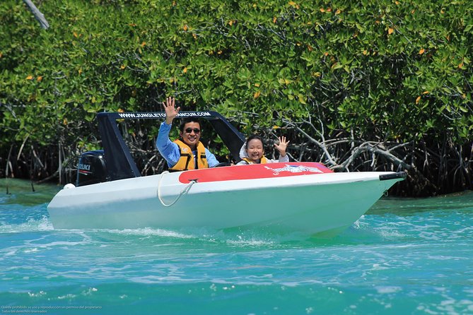 Cancun speedboat and snorkel tour: shared speedboat - The $20 fee and other costs