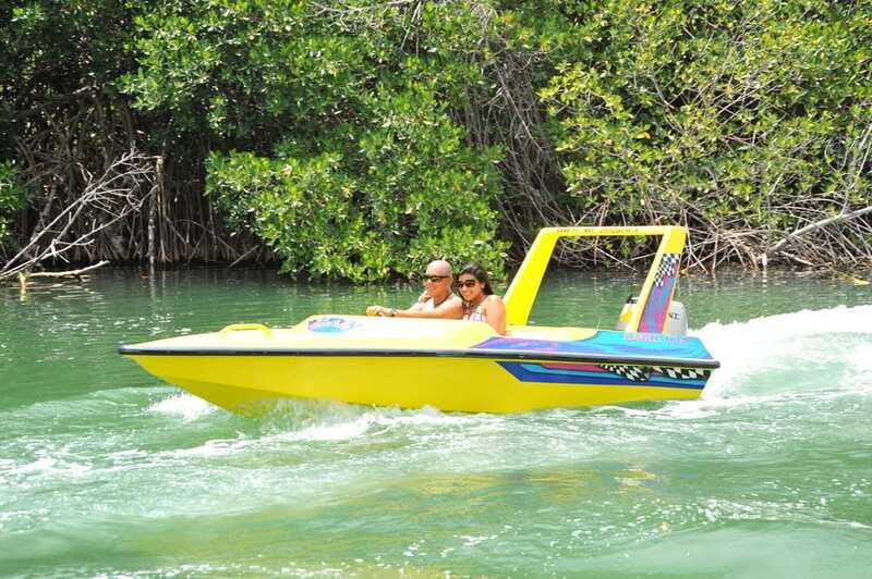 Cancun: Speedboat Mangrove Jungle & Snorkel Tour - Reaching Punta Nizuc and the Caribbean