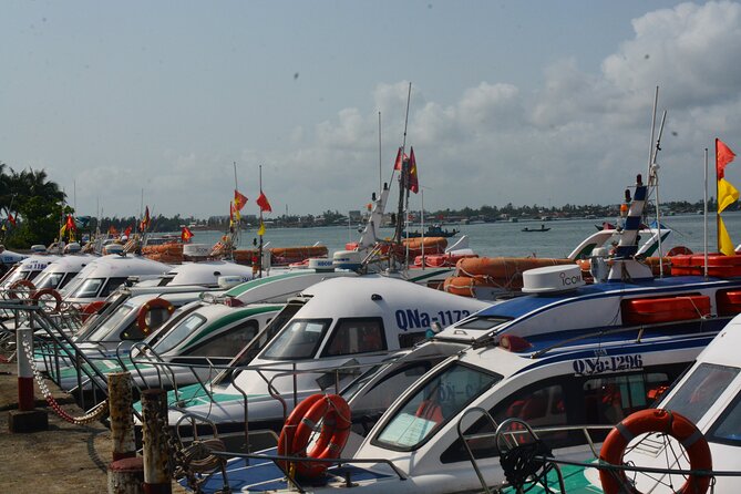 Cham Island Day Tour: Speed Boat, Lunch, Snorkeling & Beach - Leaving Cua Dai Harbour by speedboat