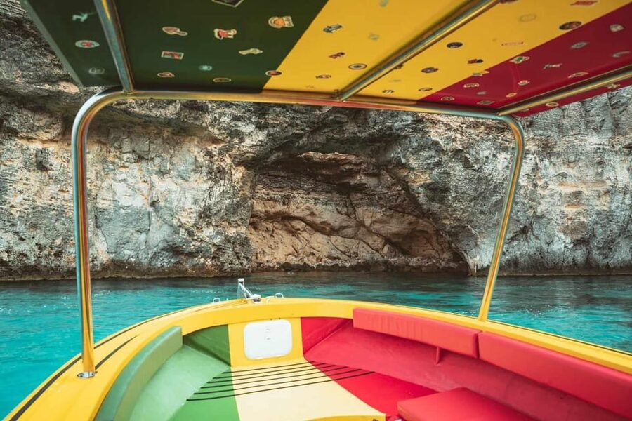 Comino:Crystal & Blue Lagoon,Caves, Private Speedboat Malta - Starting at Cirkewwa or Mgarr