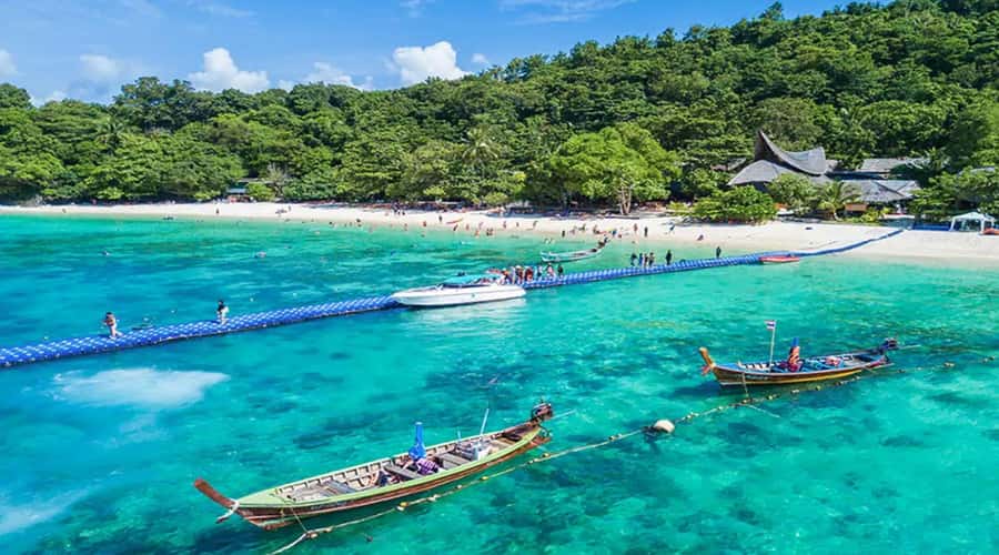 Coral and Racha Island Tour by Speed boat - Coral Island: beach time with optional sea sports