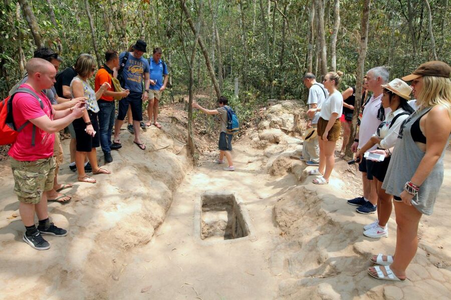 Cu Chi Tunnels Luxury Speed Boat Half Day Tour - Tapioca, hot tea, and a simple Vietnamese lunch