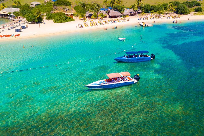 Discovery Powerboat Tour ,Snorkeling with Turtles & BBQ Lunch - Pinel Island for warm, shallow water