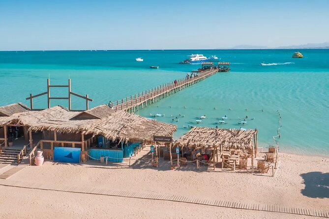 Dolphin House By Private Speedboat With Giftun Island _ Hurghada - Leaving Hurghada by private speedboat
