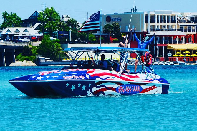 Dolphin-Watching Speedboat Cruise in Destin Harbor - Shade is a practical advantage
