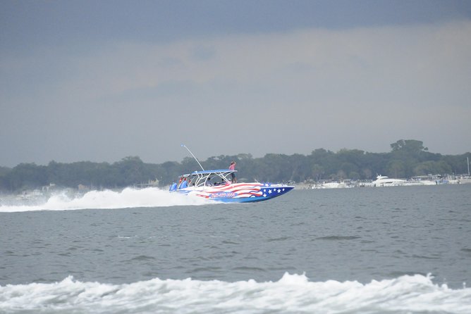 Dolphin-Watching Speedboat Cruise in Destin Harbor - A family ride with a few nice touches