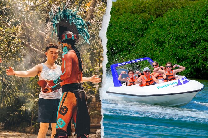 Drive an Speedboat + Mayan Ritual + Food Tasting and More! - A compact Cancun adventure with three distinct parts