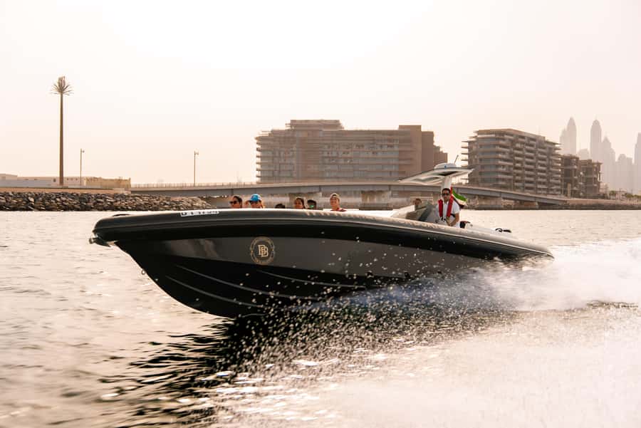 Dubai: 100-Min Speed Boat Tour, Atlantis & Burj Al Arab View - The Burj Al Arab photo stop