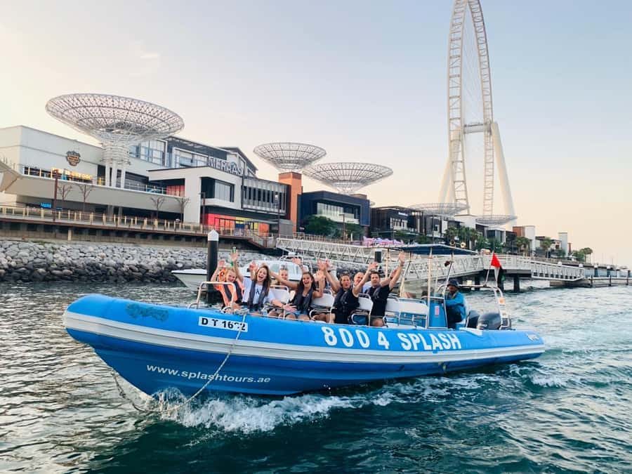 Dubai Marina : 1.5-Hour Atlantis Sightseeing Speedboat Tour - Starting behind Al Rahim Mosque